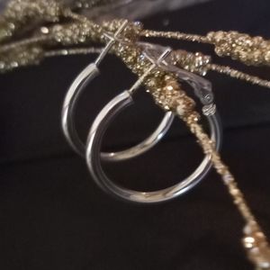Sterling Silver .925 Hoop Earrings